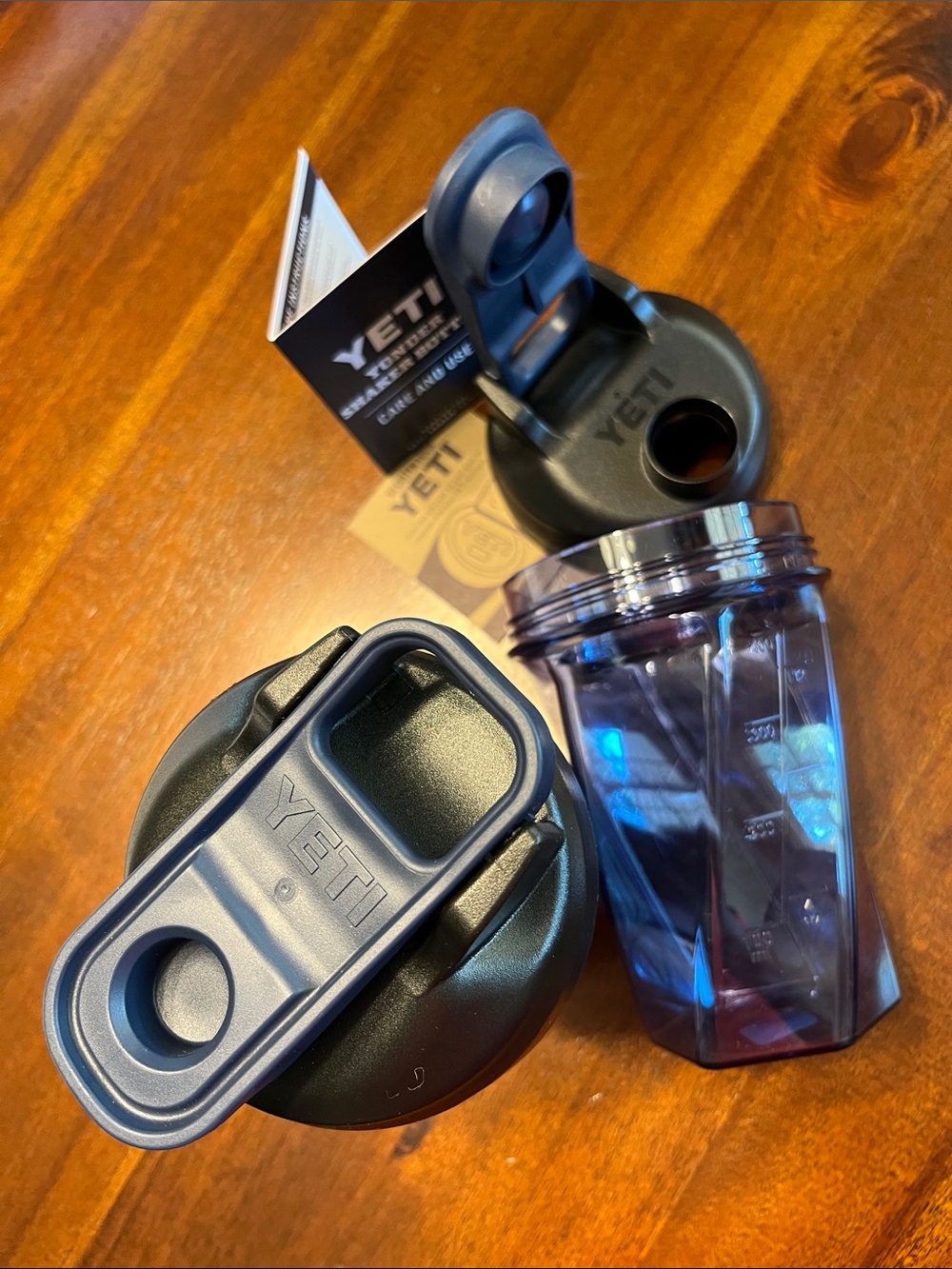 YETI 2 NEW! Slate Blue Yonder Shaker Bottle (Set of 2)